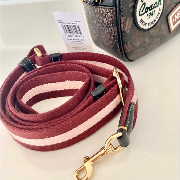 🔥💜NEW💜Coach Jamie camera bag/crossbody bag/shoulder bag/canvas leather - Picture 8 of 10